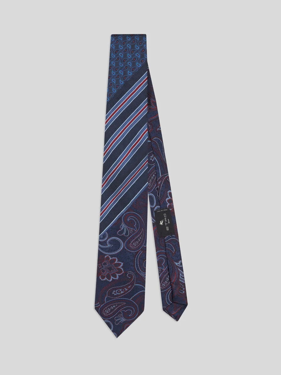 SILK JACQUARD TIE - 1