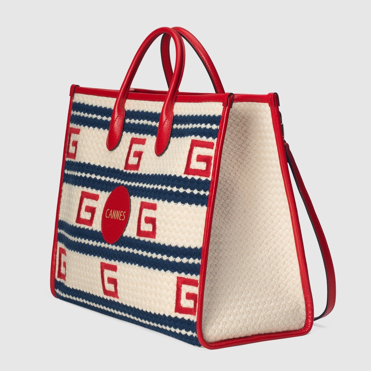 Cannes striped tote bag - 2