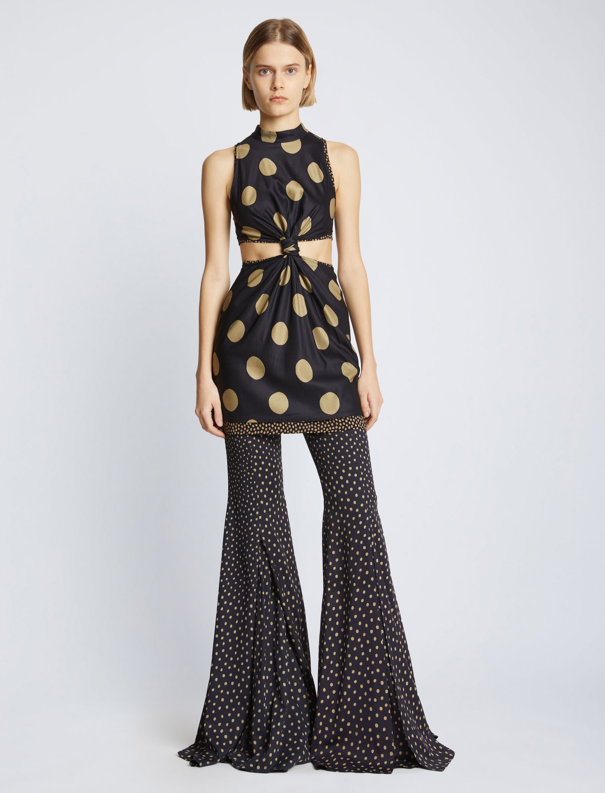 Printed Dot Cut Out Tank - 3