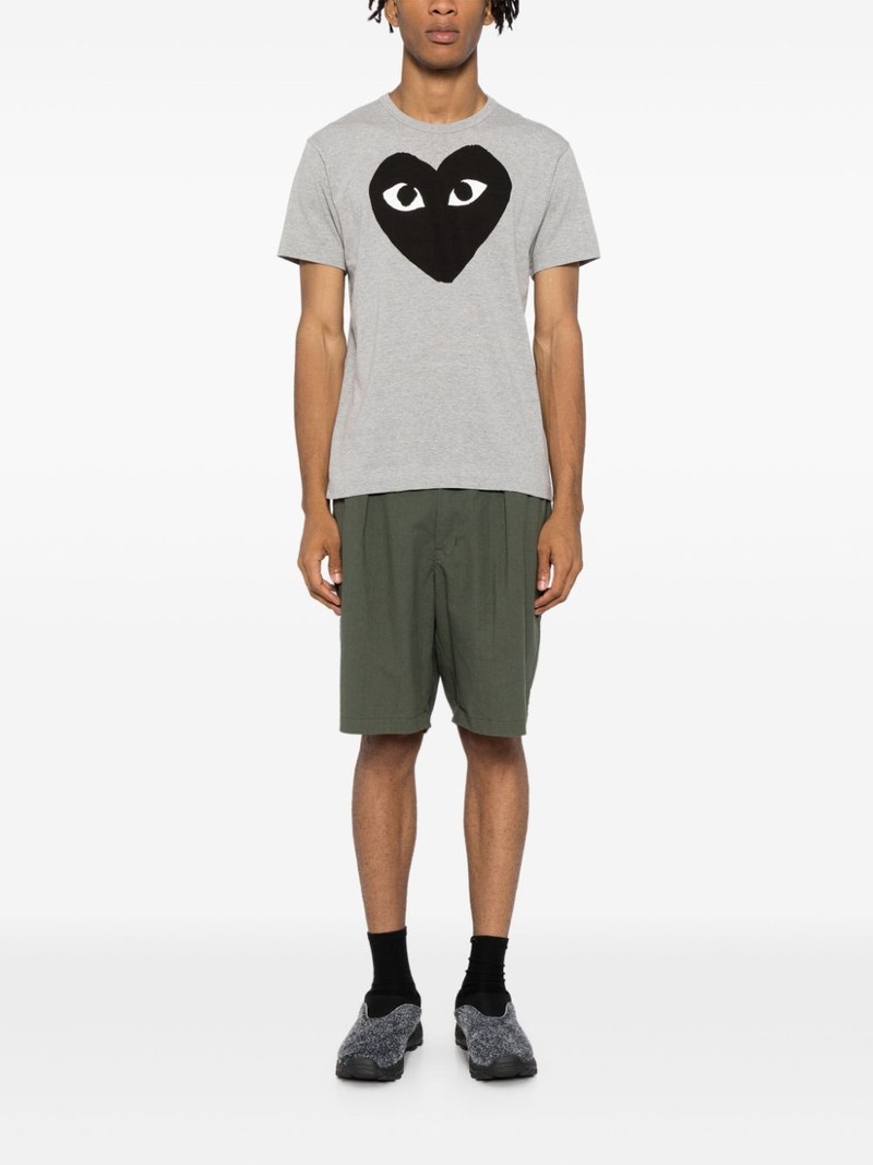 Comme des Garçons PLAY signature heart print cotton T-shirt outlook
