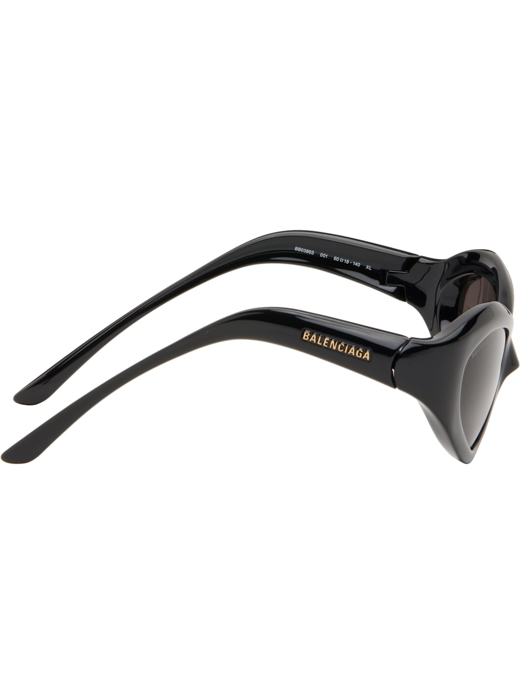 Black Orbit Cat Sunglasses - 2