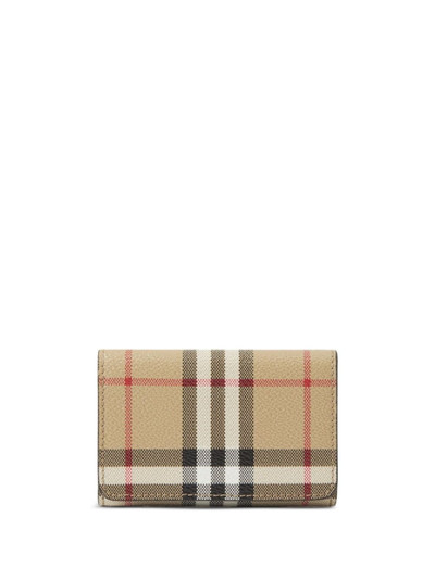 Burberry Vintage check-print folded wallet outlook