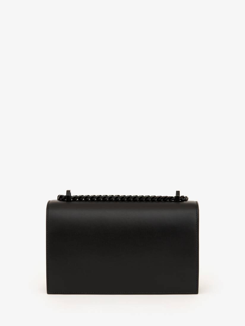Women's Jewelled Satchel in Black - 3