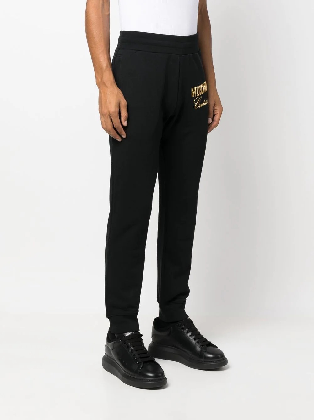 appliqué logo track pants - 3