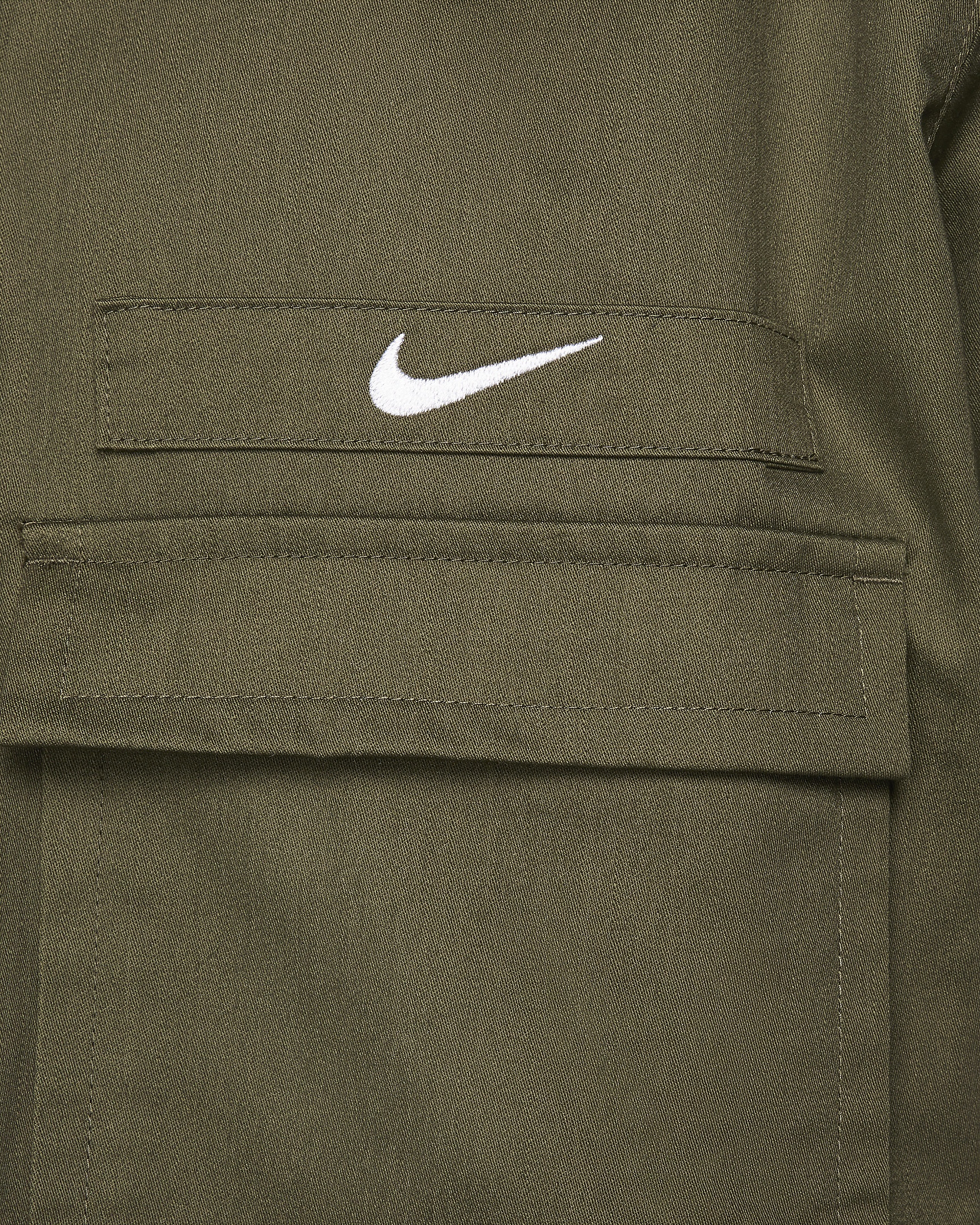 Nike Life Men's Woven Military Short-Sleeve Button-Down Shirt - 4