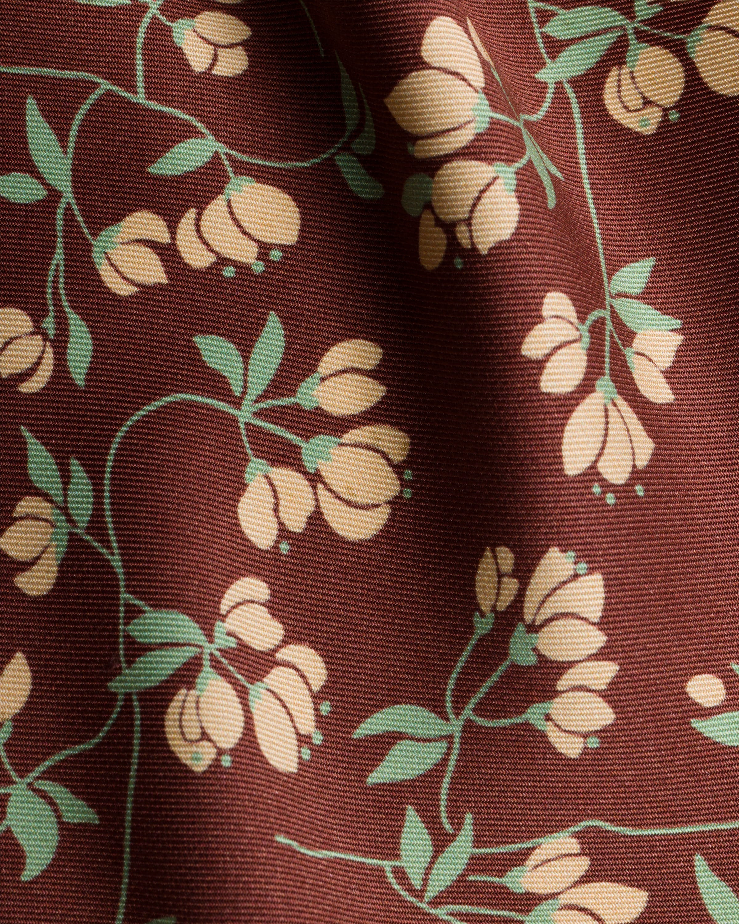 Printed silk twill scarf - 2