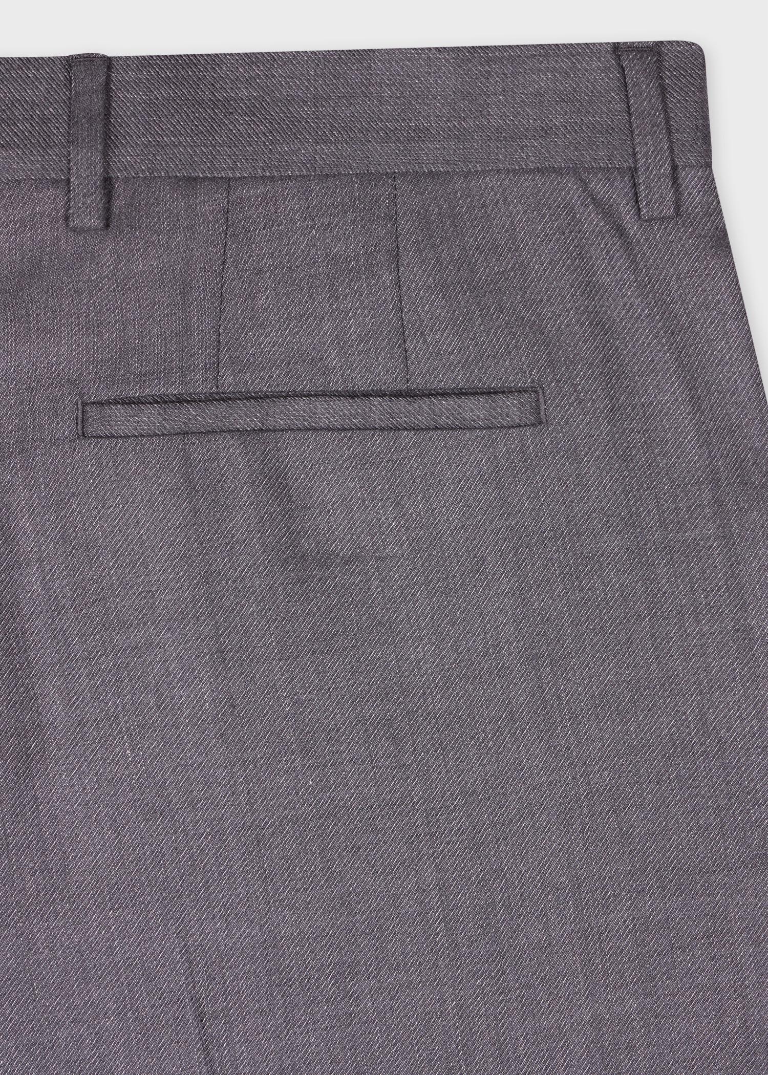 Tapered-Fit Grey Linen And Wool-Blend Twill Trousers - 2