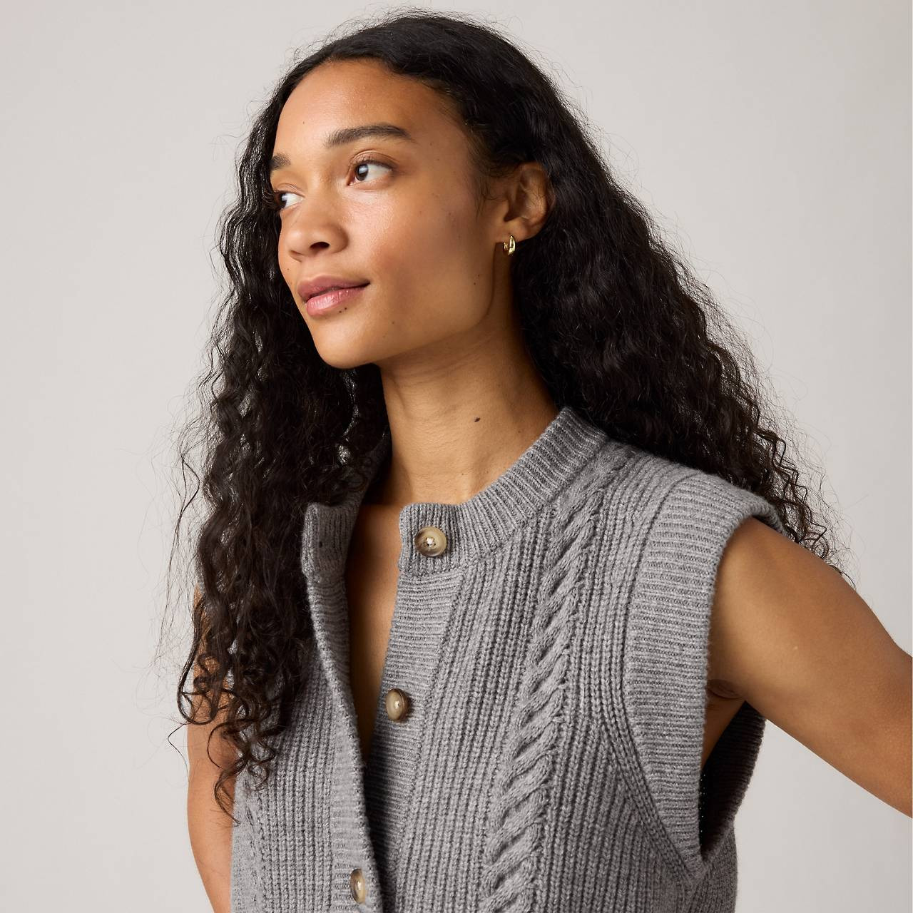 INES CABLE SWEATER - 5