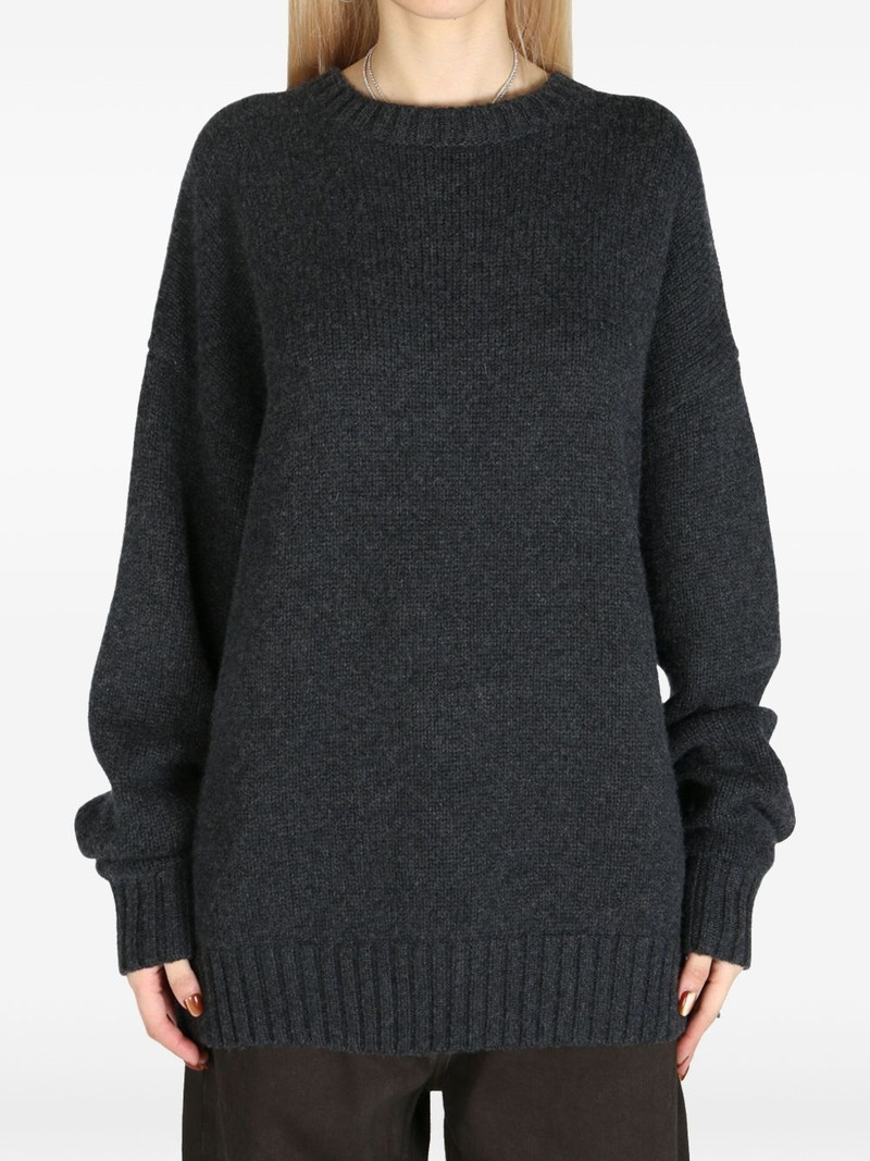 extreme cashmere ribbed-knit sweater outlook