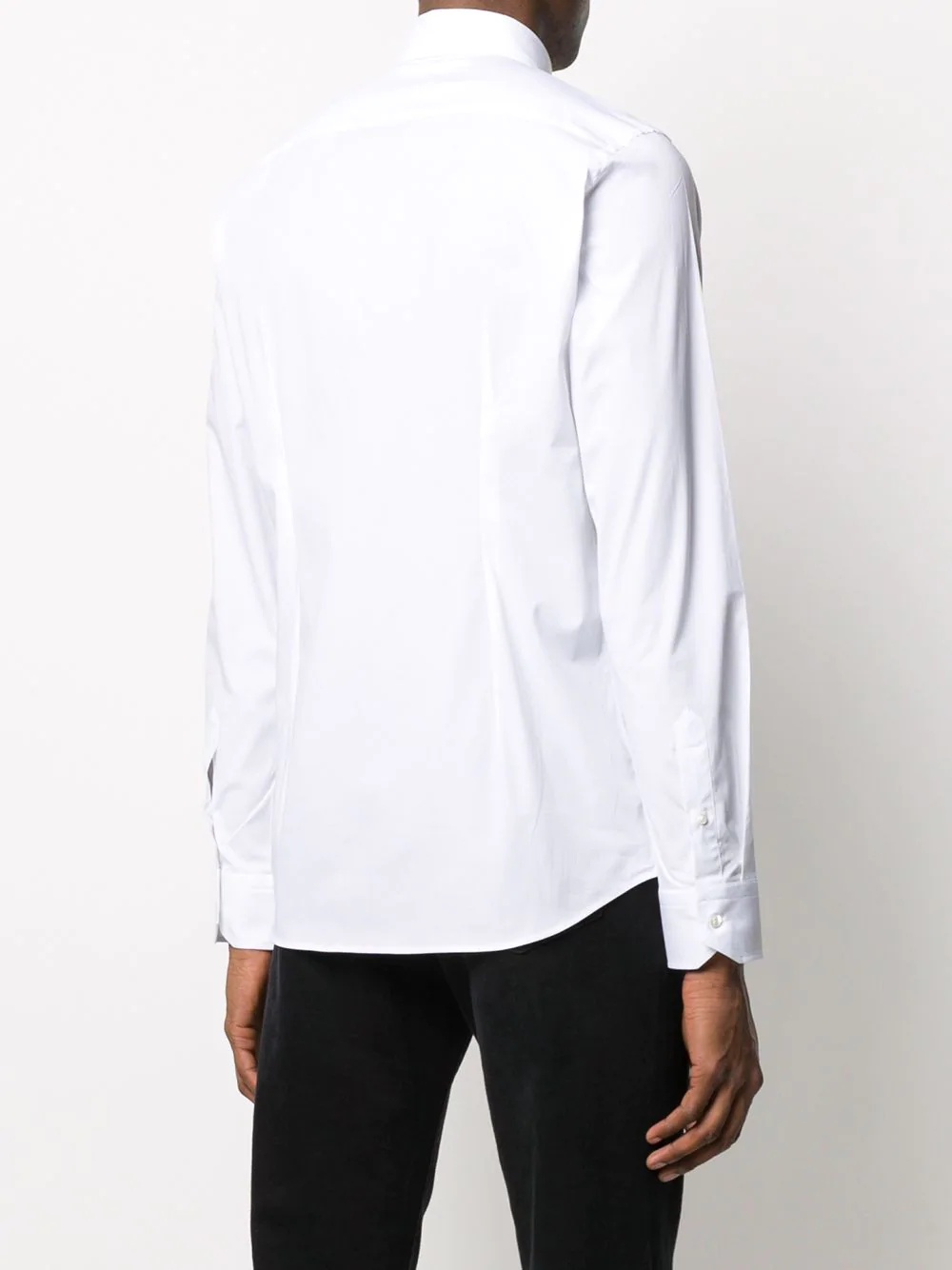 shaded-effect FF motif long-sleeved shirt - 4