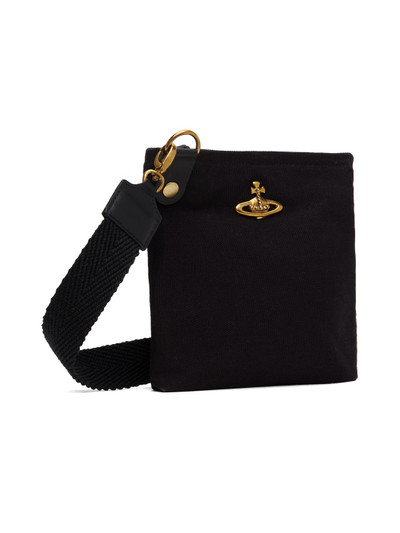Vivienne Westwood Black Jones Square Crossbody Bag outlook