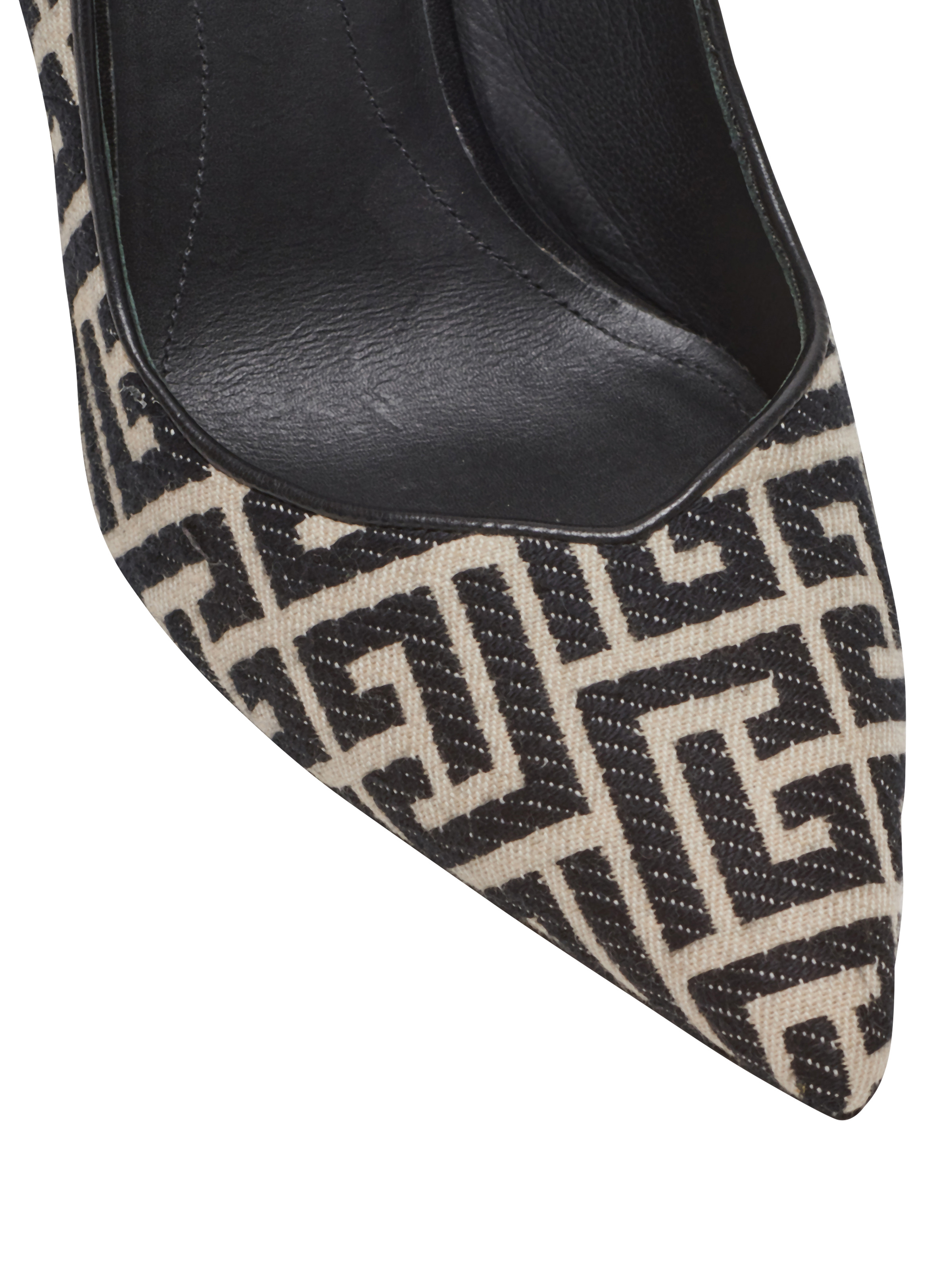 Ruby stilettos with jacquard monogram - 5