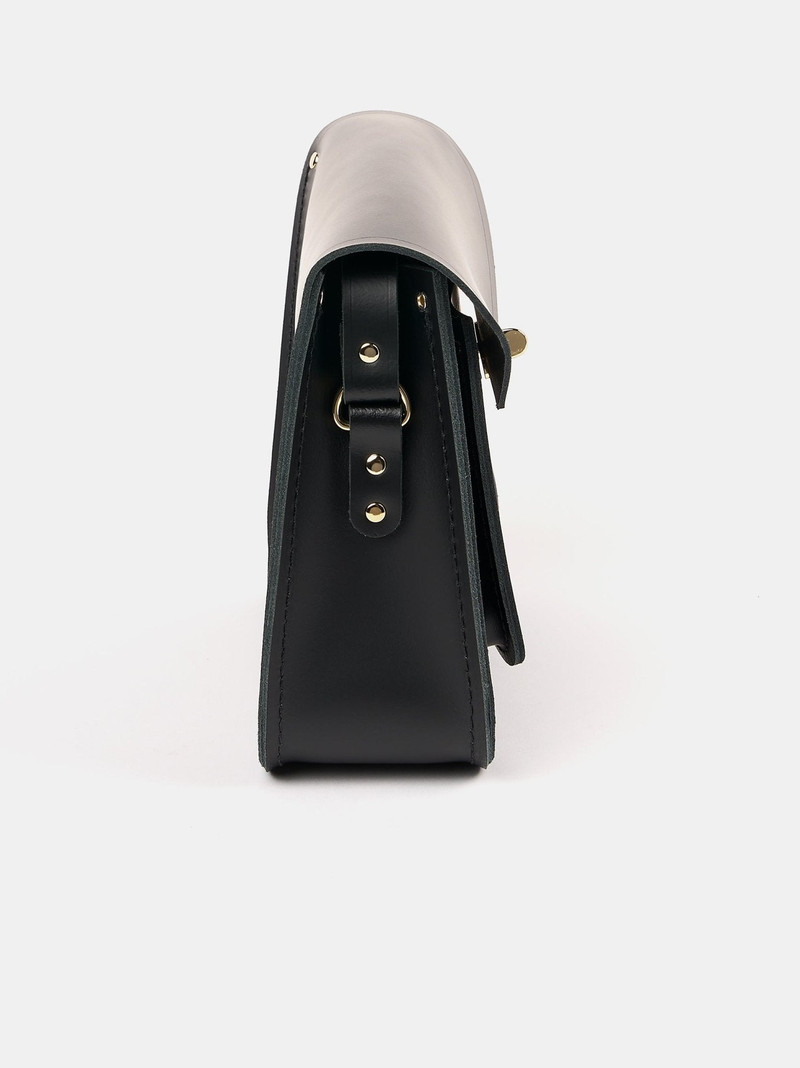 The Twist Lock Satchel - Black 4