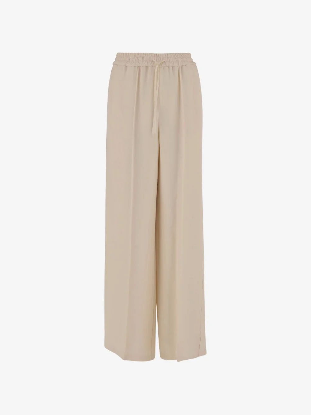 drawstring wide-leg trousers - 1