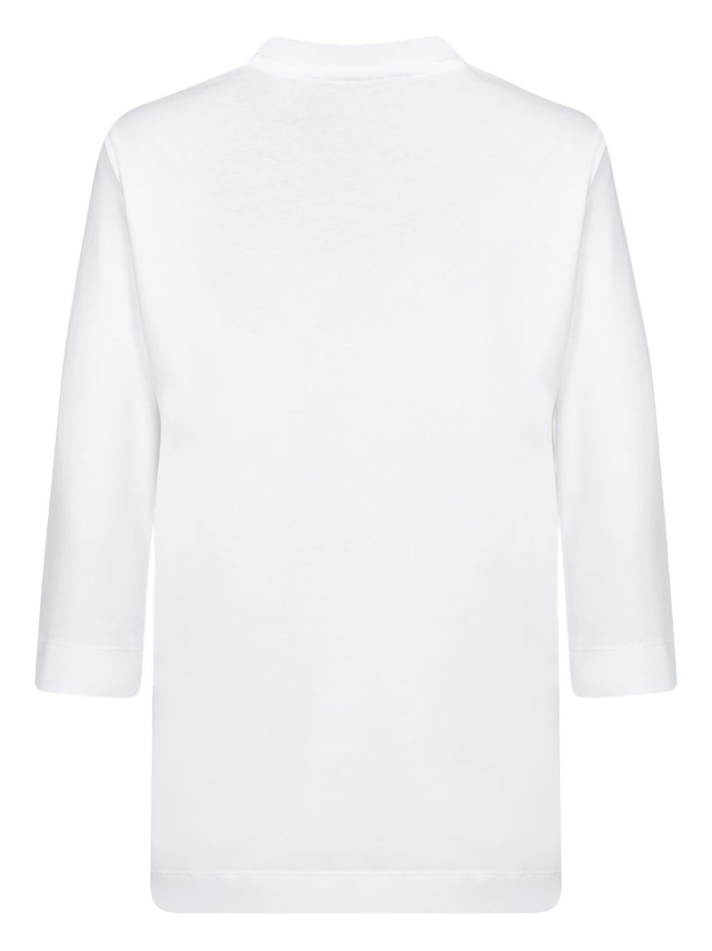three-quarter sleeve cotton T-shirt - 2