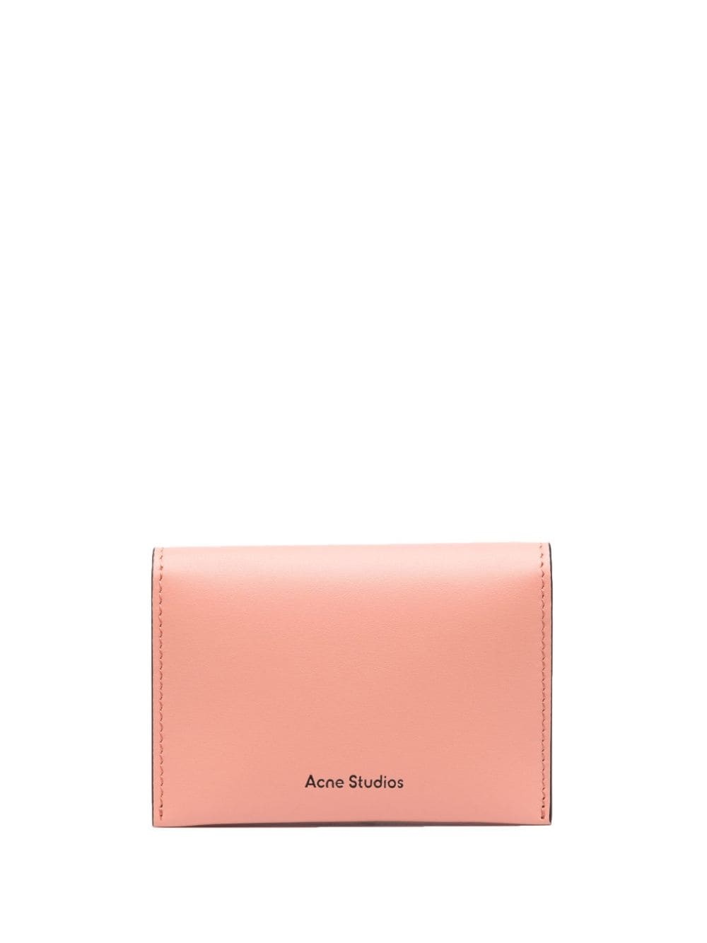 debossed-logo leather cardholder - 1