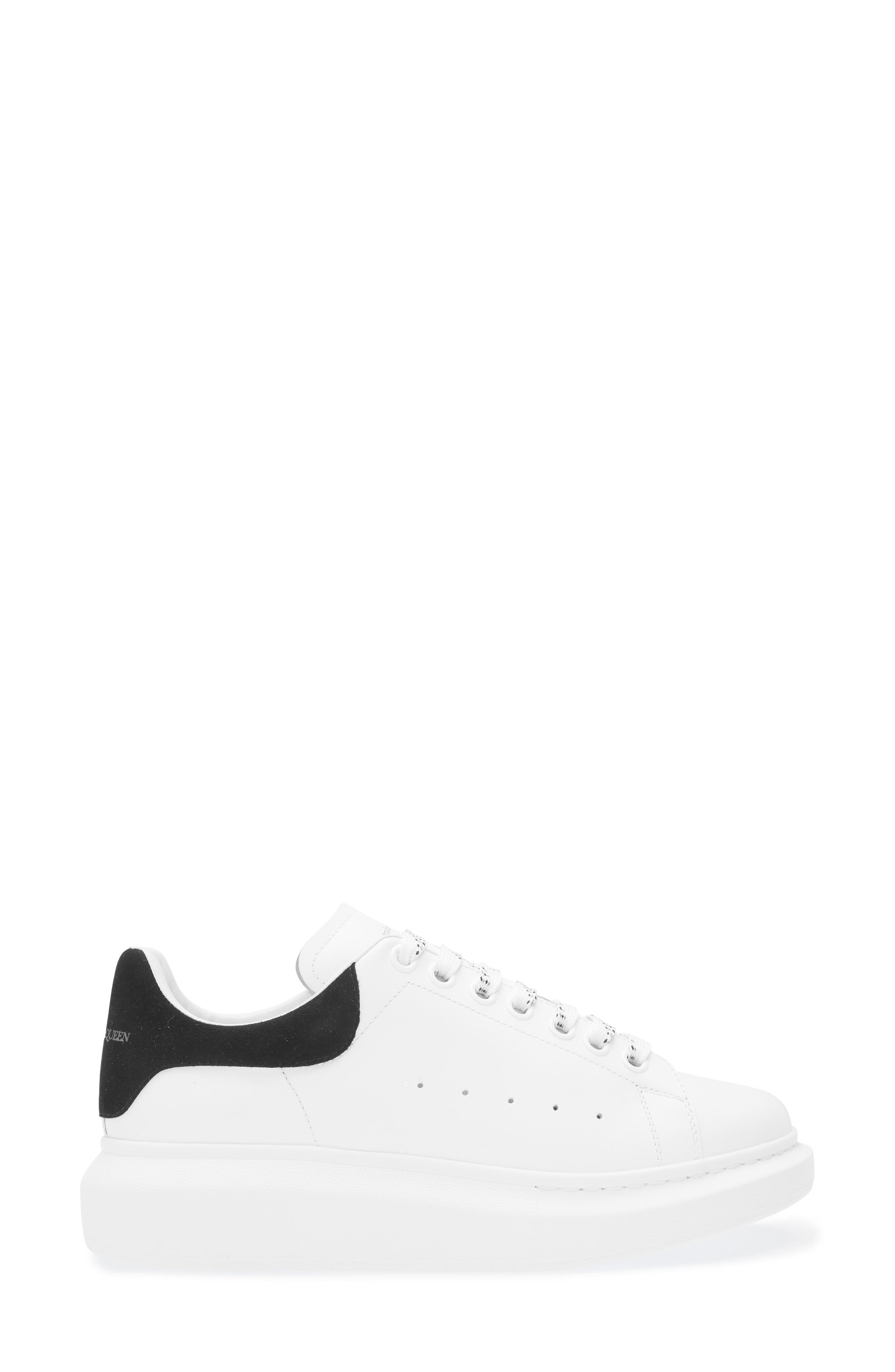 McQueen Oversized Sneaker in White/Black at Nordstrom - 3