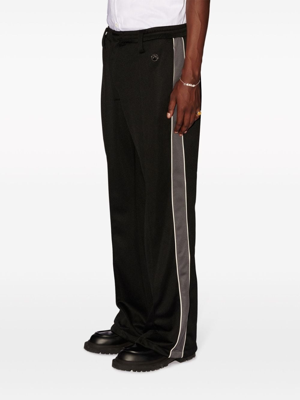 side-stripe track pants - 5
