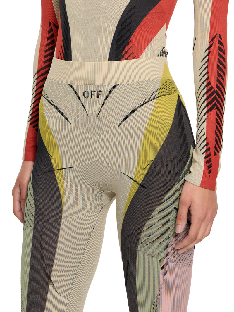 Seamless Col Block Capri Pants 5