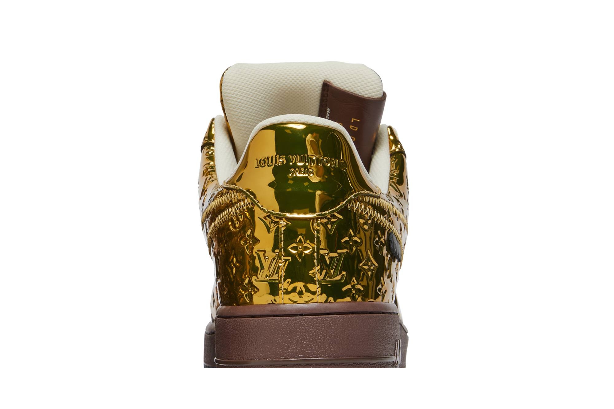 Louis Vuitton x Air Force 1 Low 'Metallic Gold' - 7