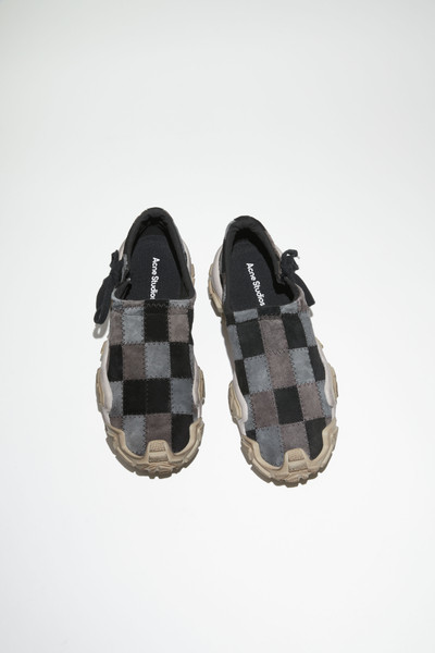 Acne Studios Chunky patchwork sneakers - Multi grey outlook