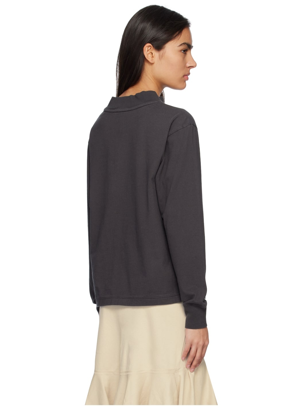 Gray Teddy Bear Long Sleeve T-Shirt - 3
