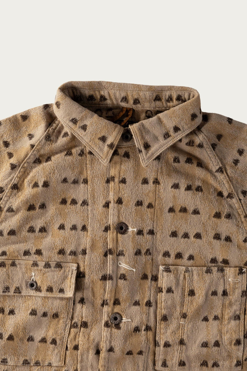 Kapital Cotton TUME-BASHOH CACTUS Coverall - Beige outlook