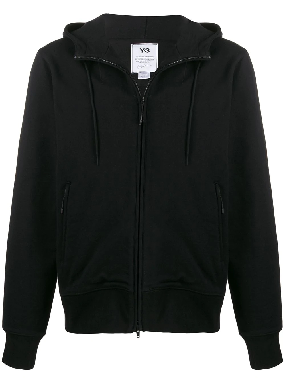 CL zip-up cotton hoodie - 1