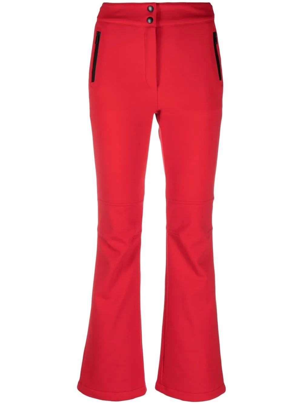 high-rise button-waist trousers - 1