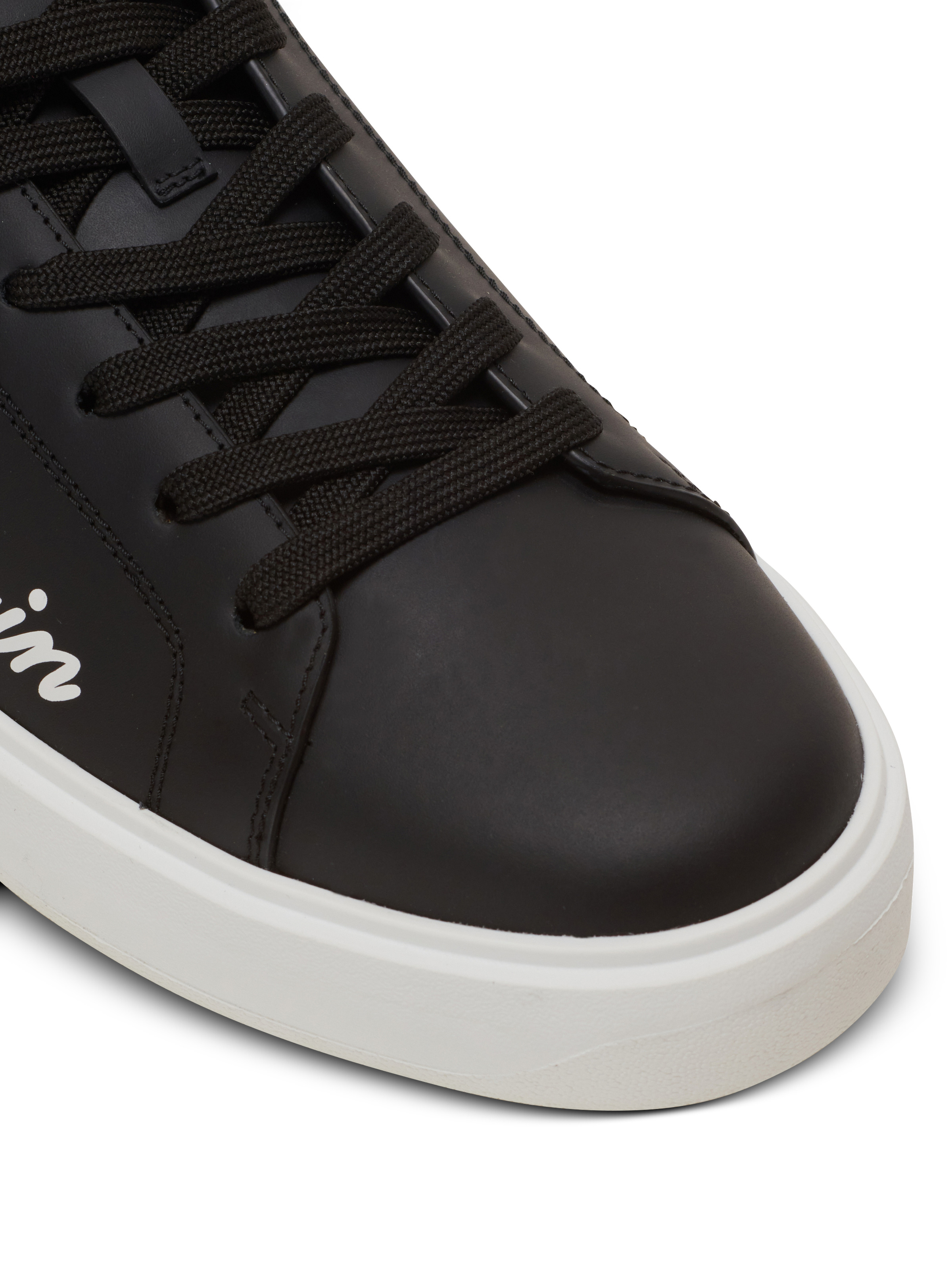 B-Court Balmain Signature calfskin sneakers - 6
