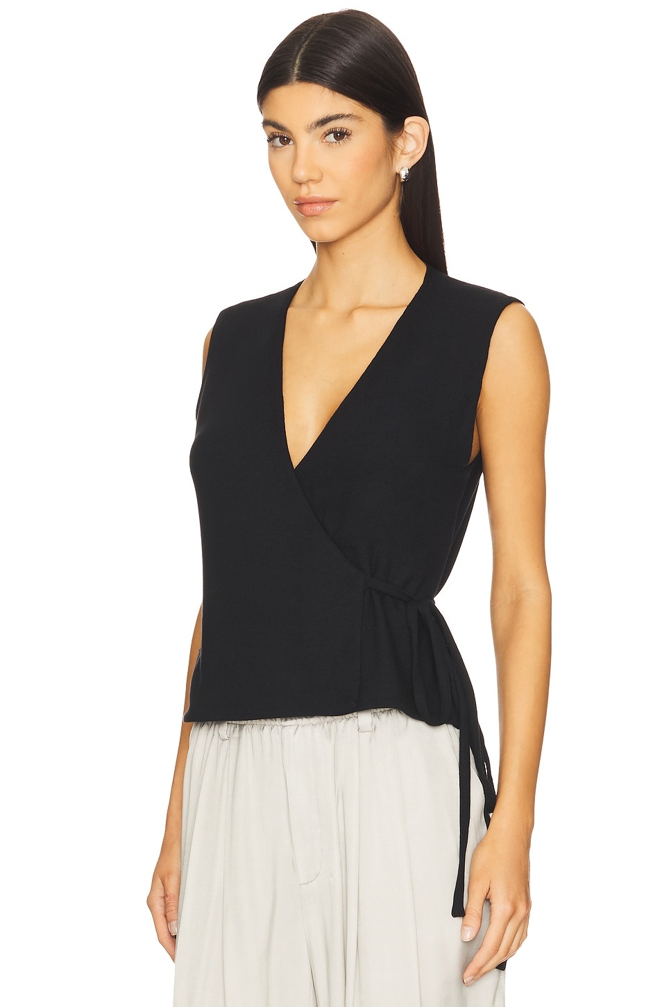 Lauren Sleeveless Wrap Top - 2
