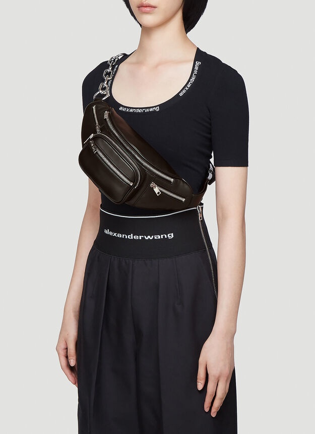 Alexander Wang Attica Soft Leather Belt Bag in Black | lncc