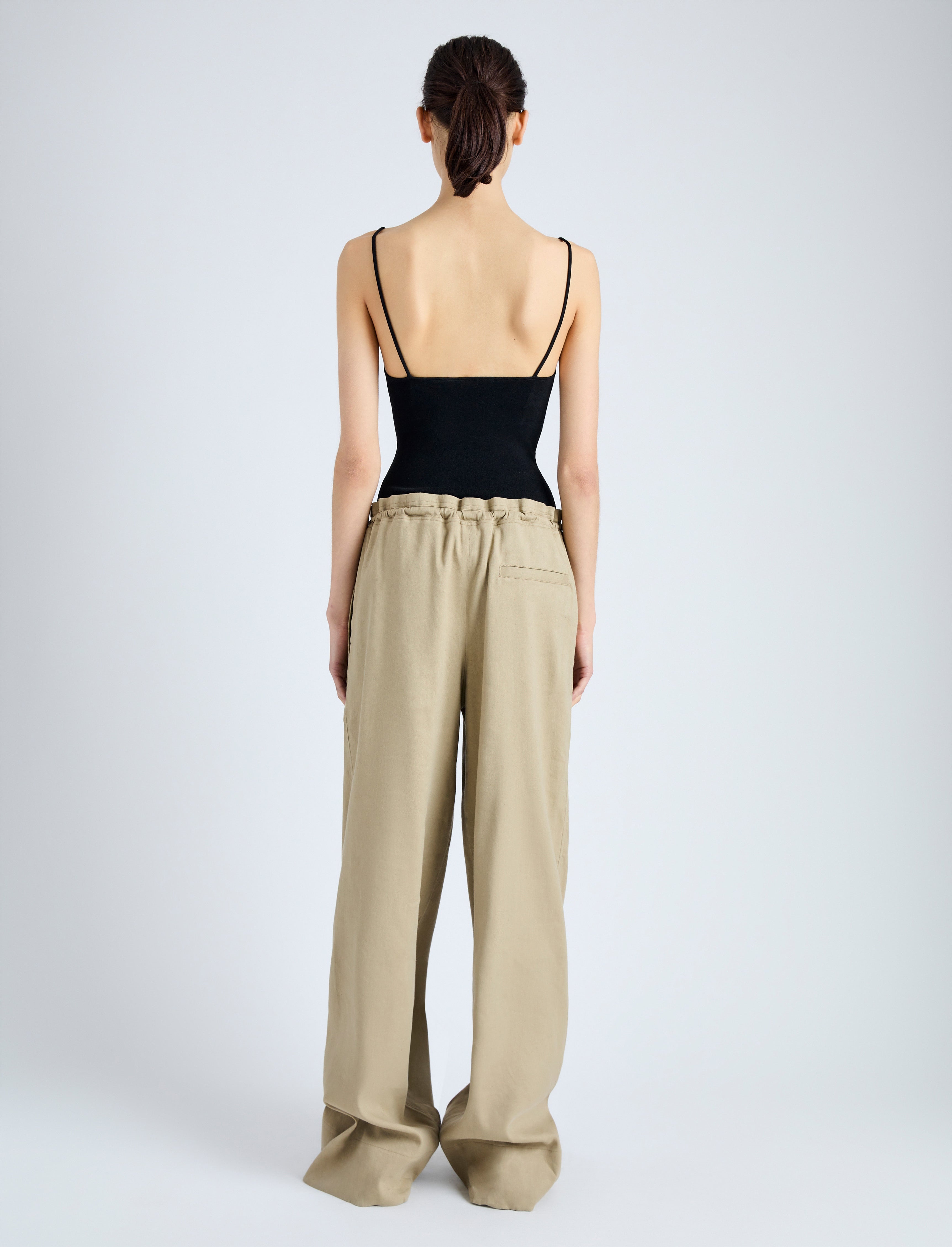 Jade Pant in Eco Stretch Linen Viscose - 4