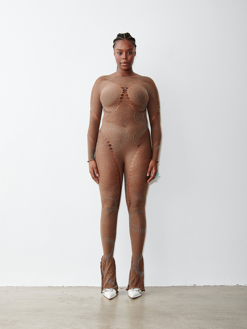 POSTER GIRL RHINESTONED KAI JUMPSUIT KAHLUA outlook