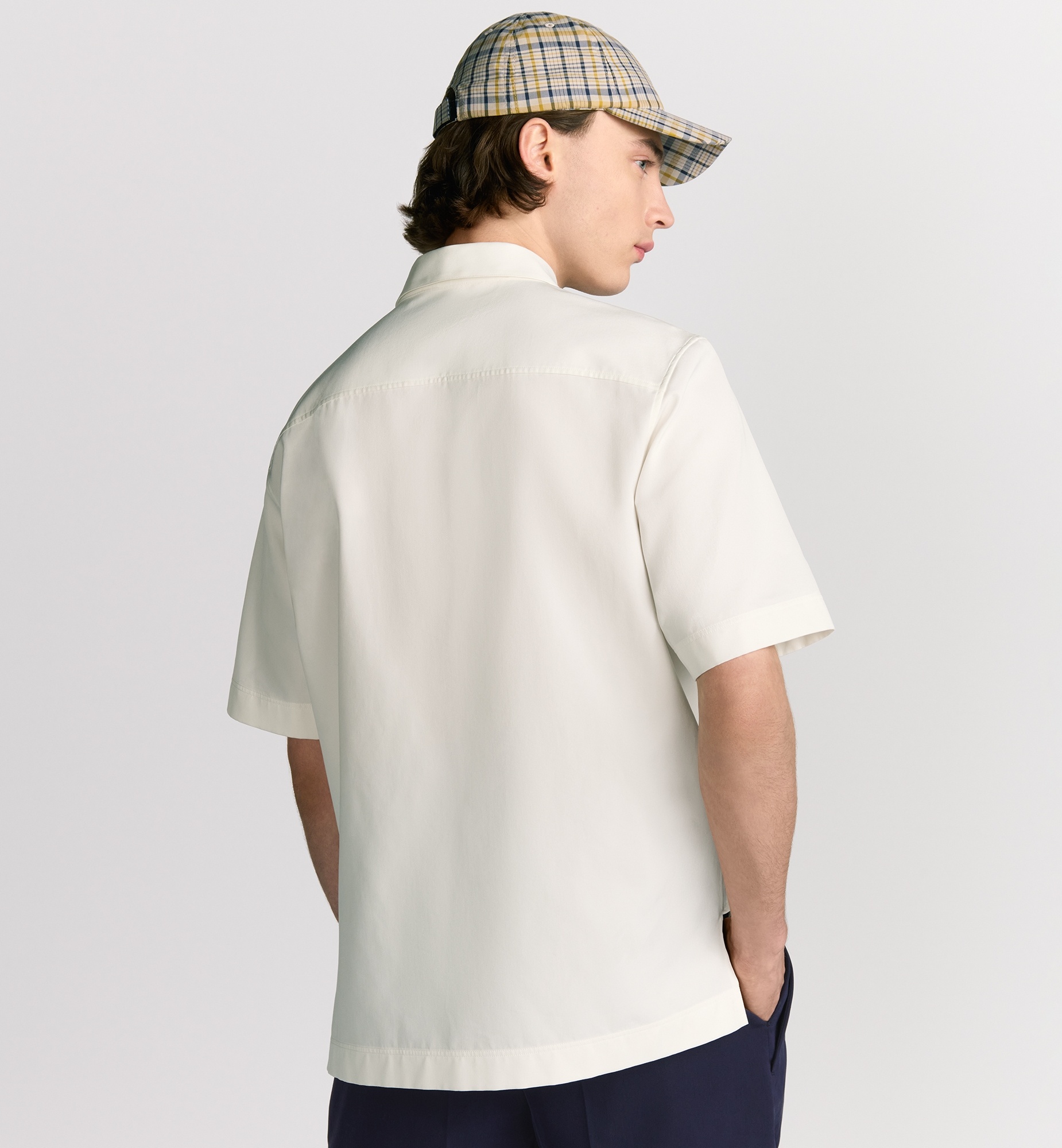 Polo Shirt with CD Diamond Embroidery - 4