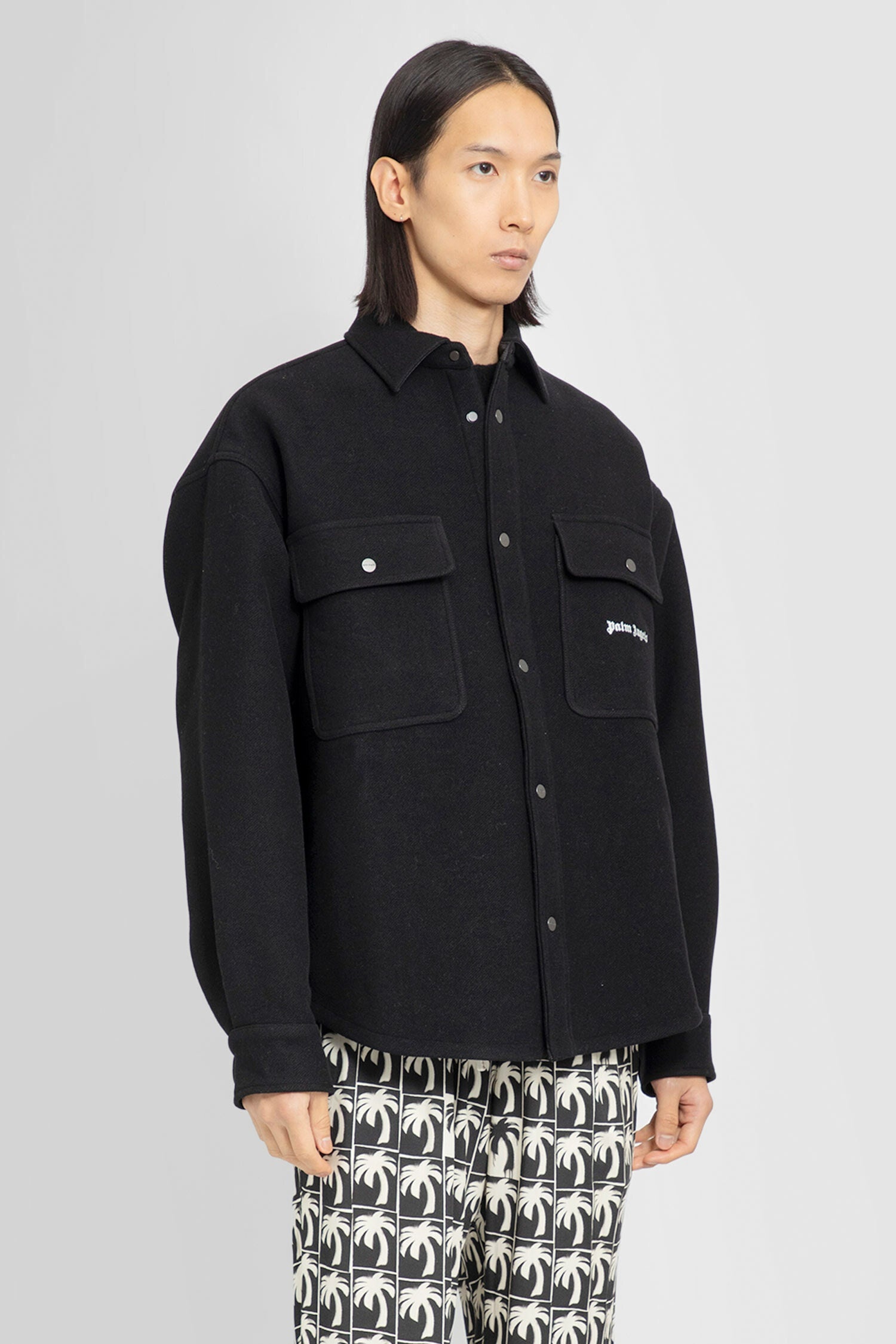 PALM ANGELS MAN BLACK JACKETS - 3