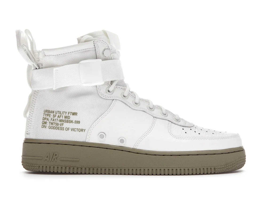 Nike SF Air Force 1 Mid Ivory Olive - 1