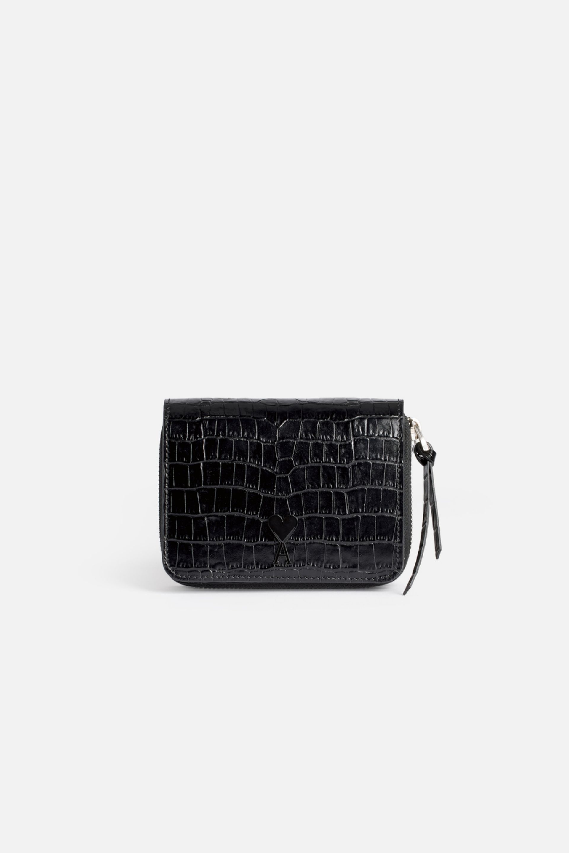 logo-plaque zip-around wallet - 1
