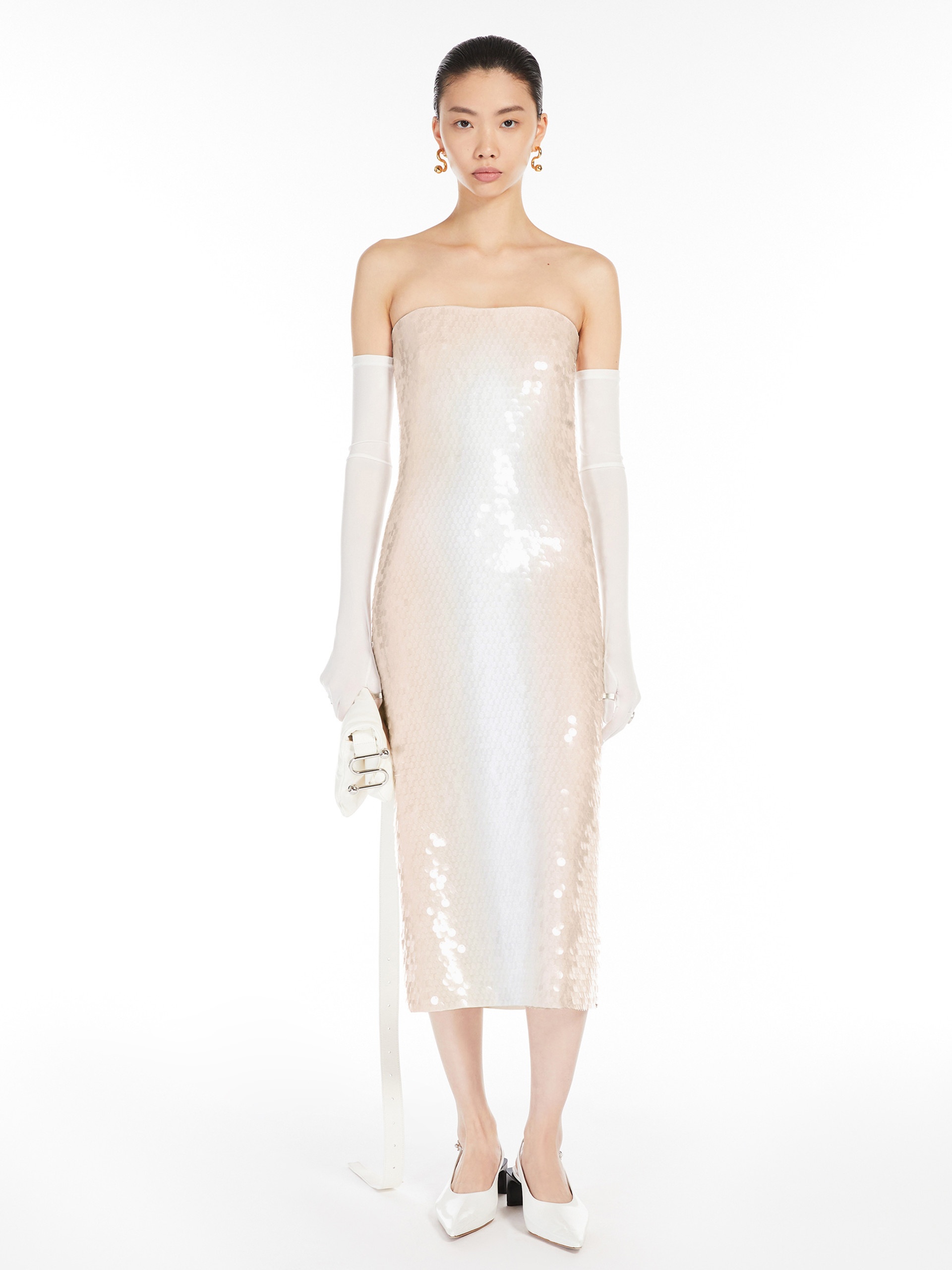 STEMMA Sequinned jersey dress - 2