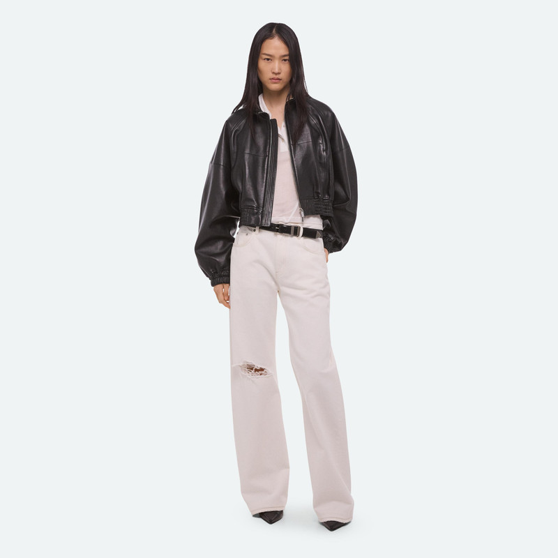 Helmut Lang BONDED LEATHER BOMBER outlook