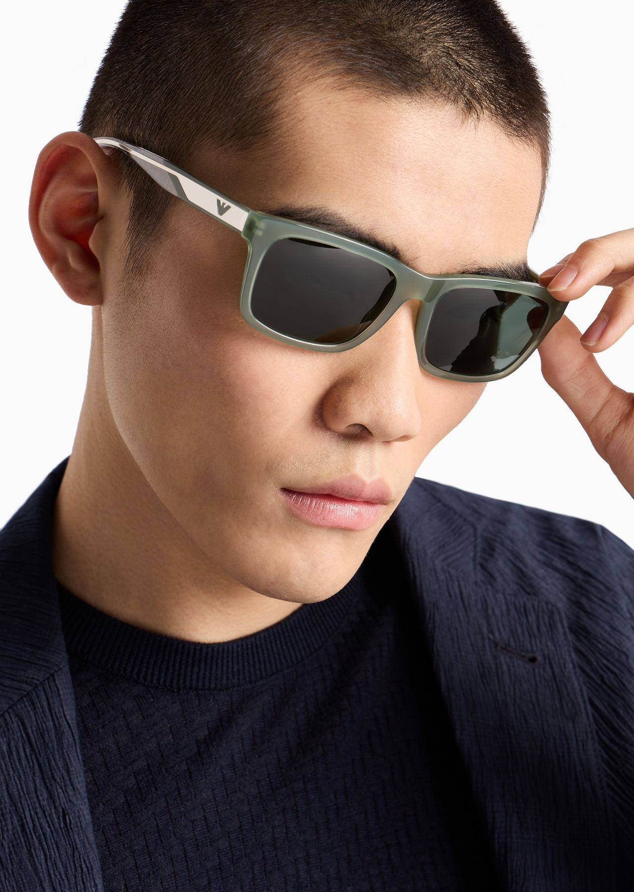 Men’s rectangular sunglasses - 5