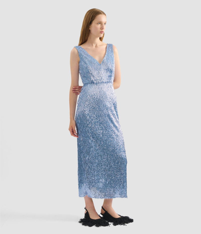 BUGLE SEQUIN MIDI DRESS 1