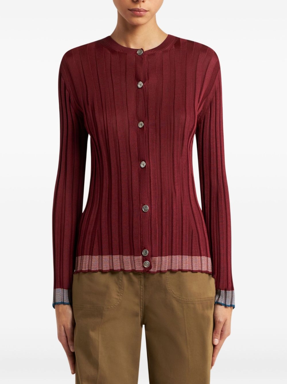 button-up cardigan - 2