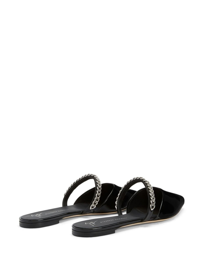 Laurette chain-link detailing mules 3