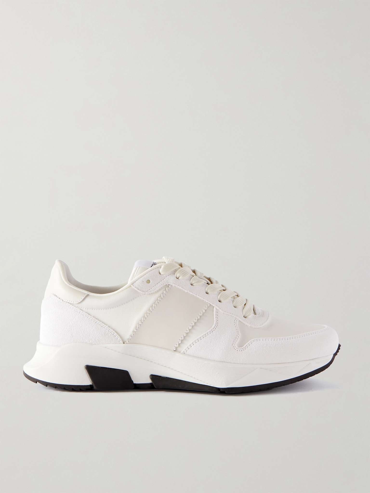 Jagga Leather-Trimmed Nylon and Suede Sneakers - 1