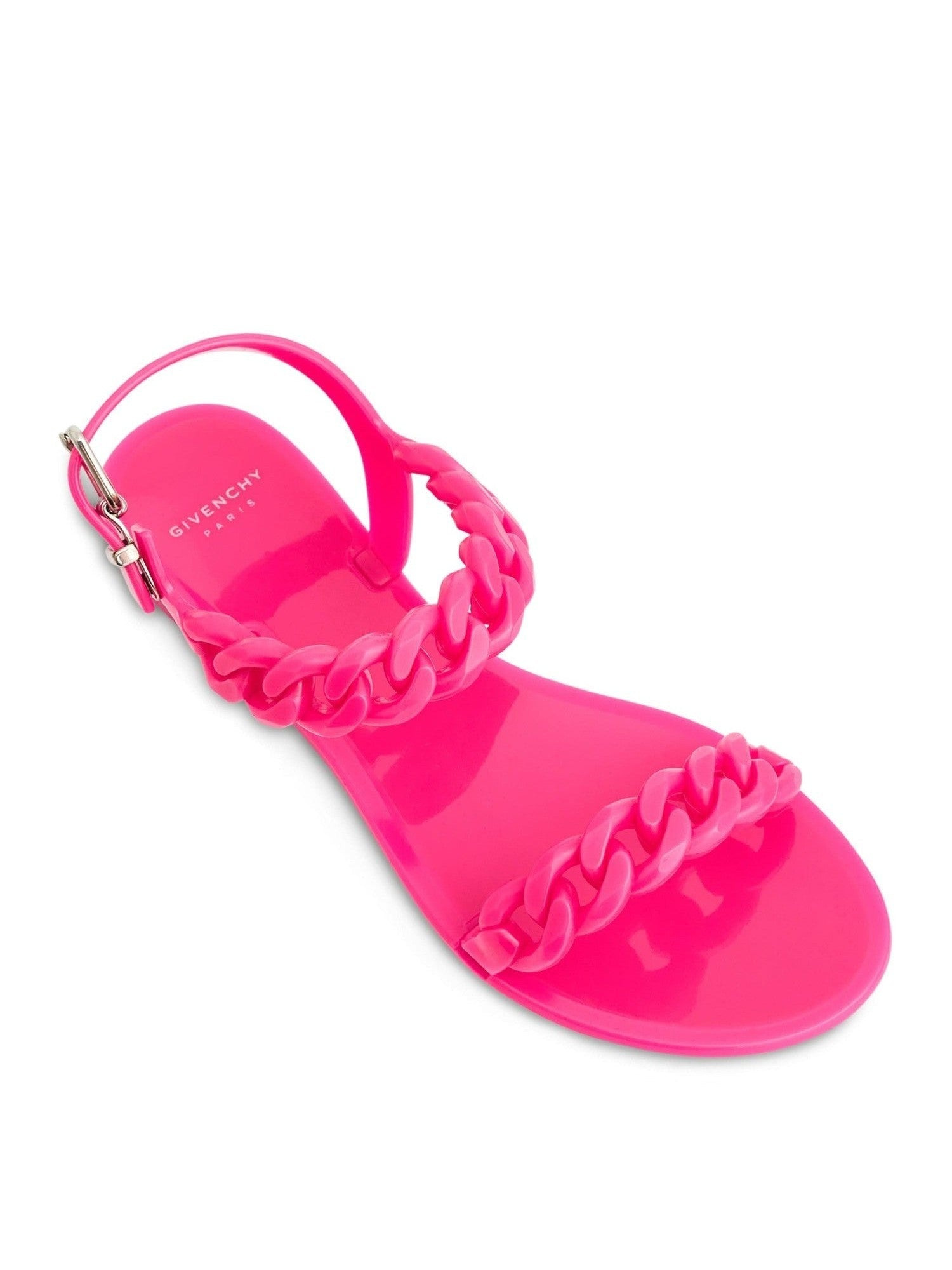 Jelly Flat Sandal in Fushia - 4