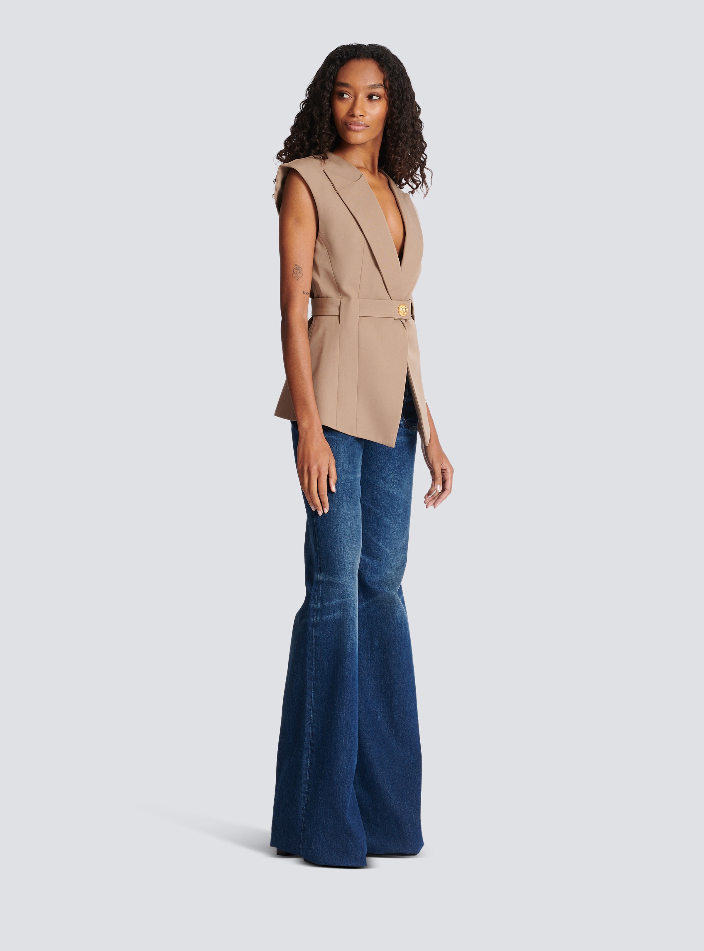 Grain de poudre sleeveless jacket - 3