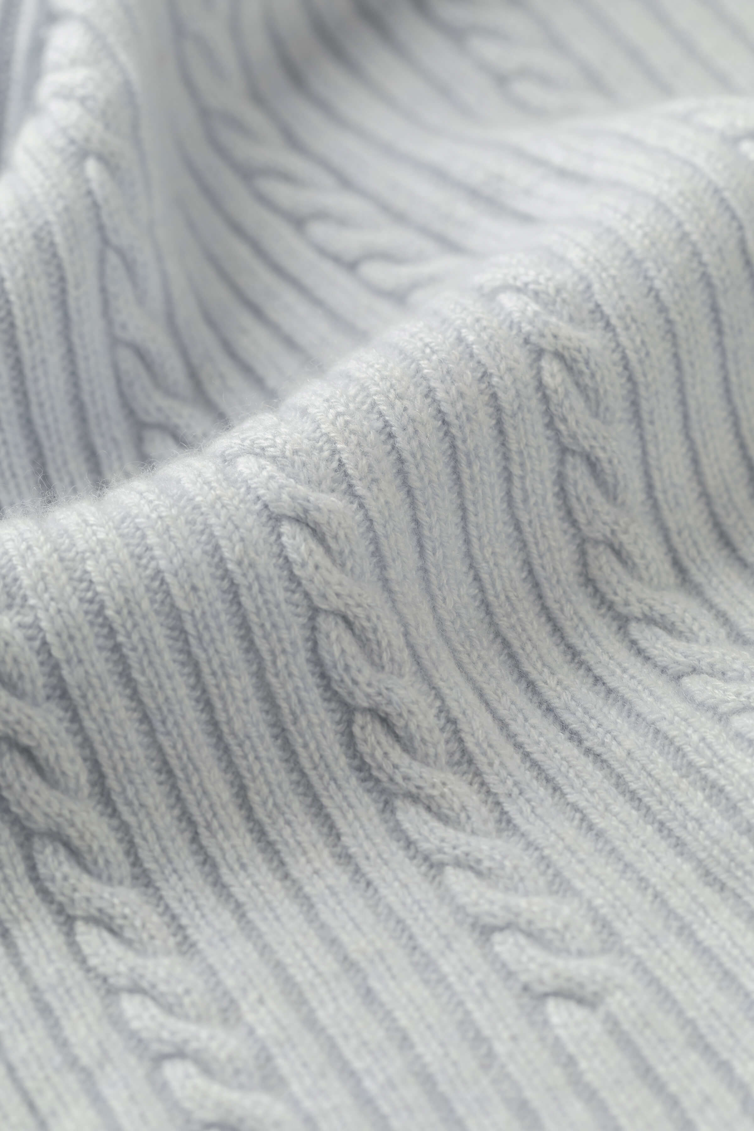 Cable & Rib Cashmere Scarf - 2