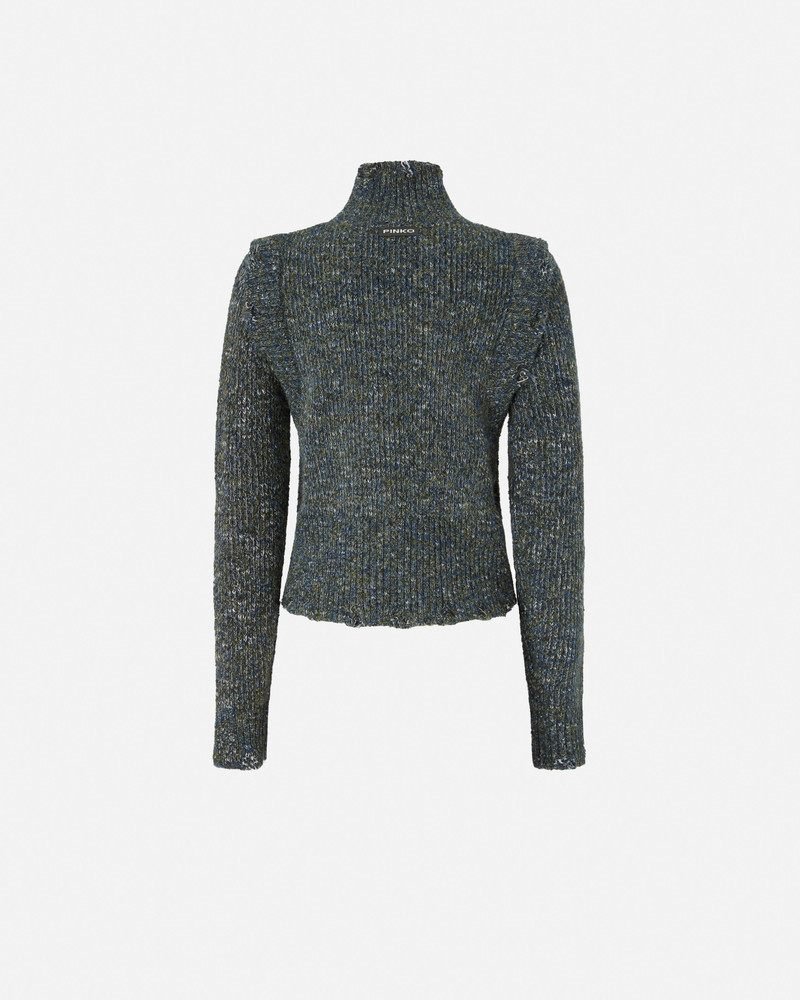KNIT TURTLENECK WITH CABLE STITCH 6
