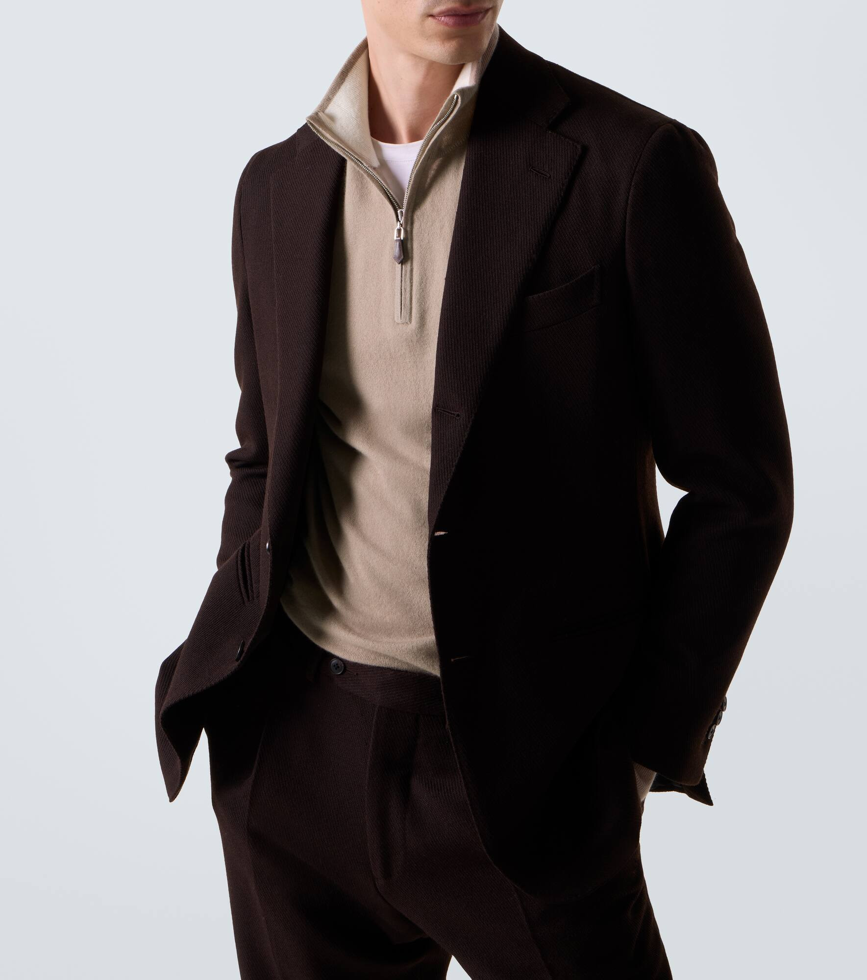 Mr Fenchurch cashmere half-zip sweater - 5